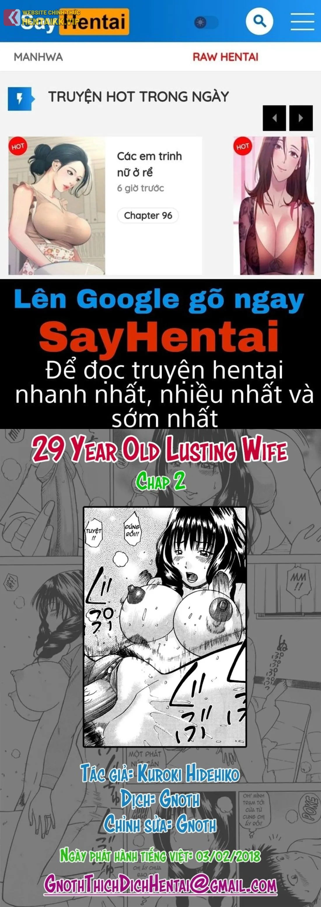 Ảnh truyện Hentai không che: Người vợ 29 tuổi dâm đãng