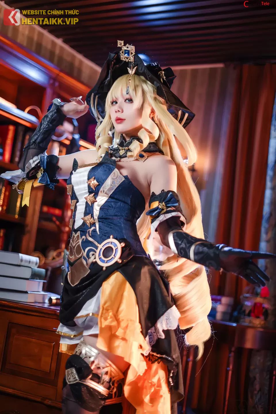 Ảnh truyện 九言 (Jiu Yan) cosplay Navia – Genshin Impact九言 (Jiu Yan) cosplay Navia – Genshin Impact